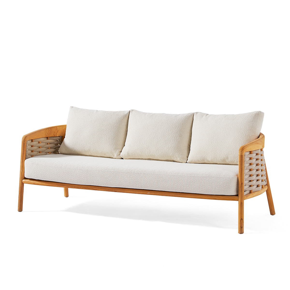 teak outdoor sofa